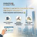 Dubai 3-Month Tourist Visa for Indian Nationals | 90-Days UAE E-Visa Online