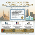 Beauticians & Spa Workers Occupational Health Card (OHC) | Sharjah Medical Test & Registration